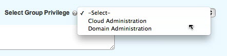 Admin Group Type