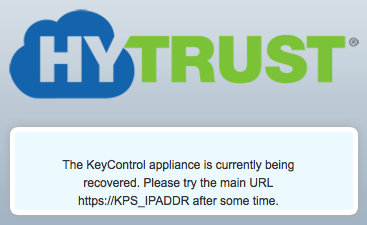 Backup KeyControl After Mk Recovery