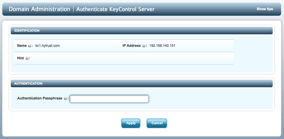 Domain Kps Type Passphrase