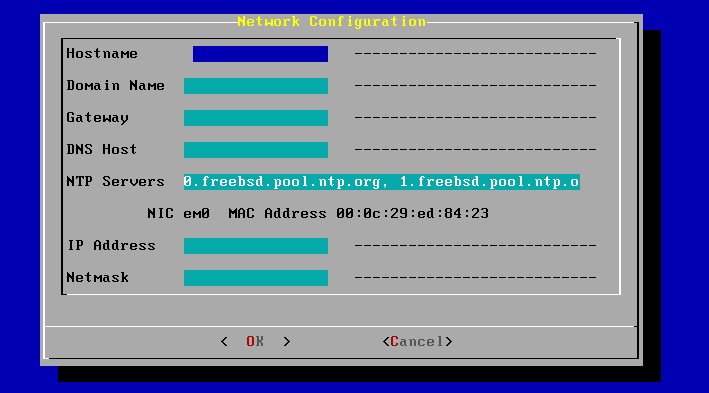 Install Full Nw Config