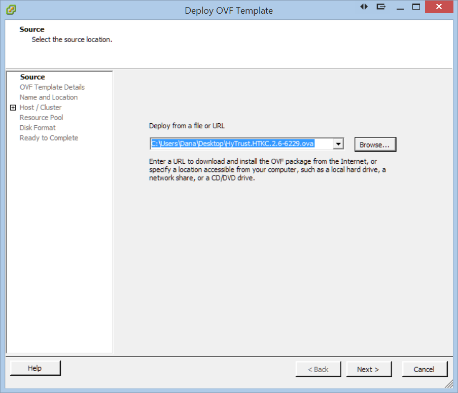 Install OVF 2
