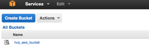 Objects Bucket AWS Bview
