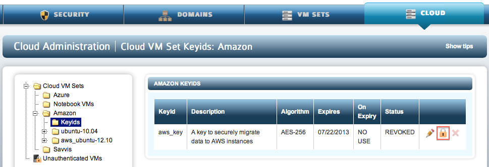 Objects KeyID Grant