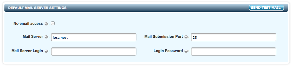 Secadmin Def Email Settings
