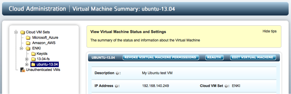VM Summary