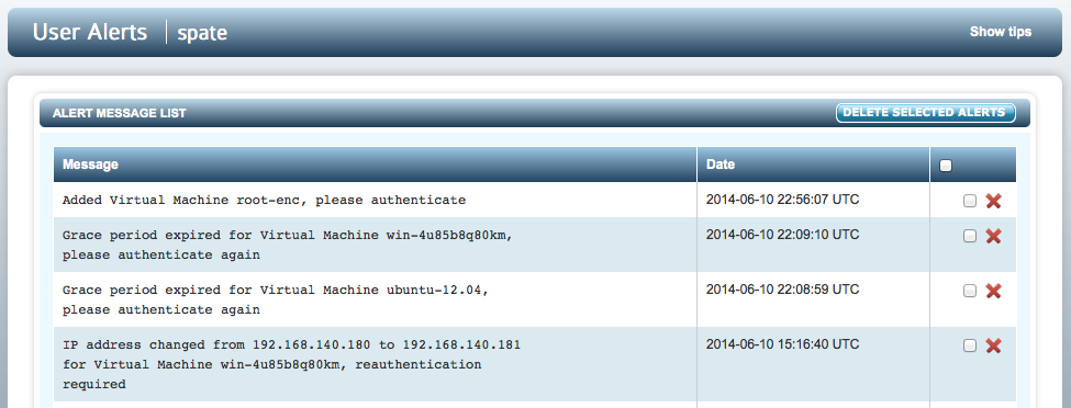 VM Alerts