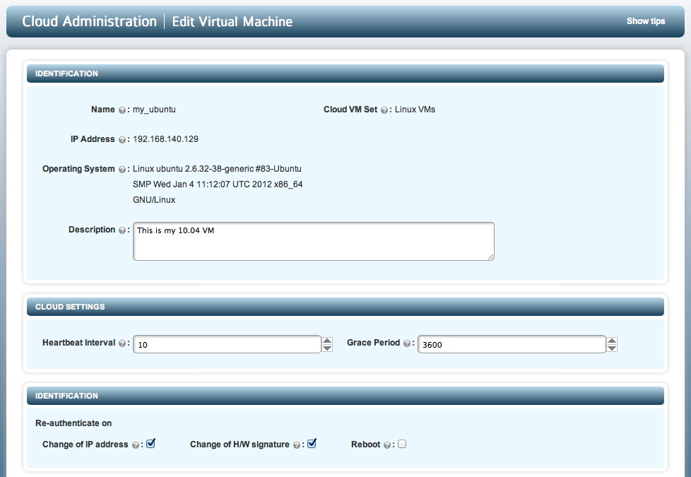 VM Edit Agent