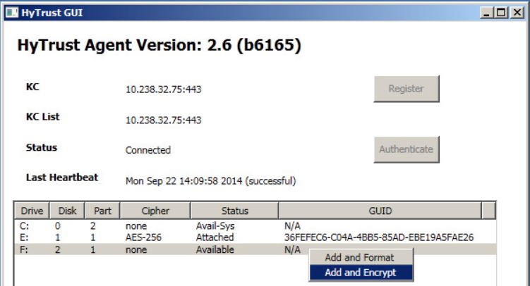 VM Windows Gui Add Encrypt