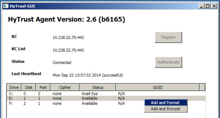VM Windows Gui Dev Rclick