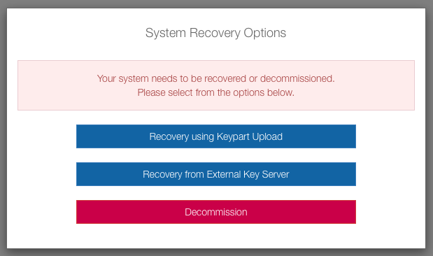Backup KeyControl Recover Mk