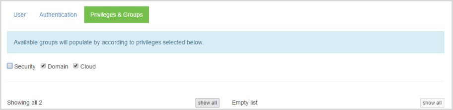 Secadmin User Edit