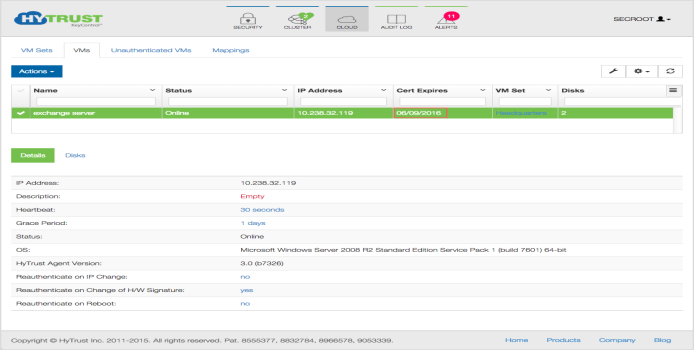 VM Cert Expiration