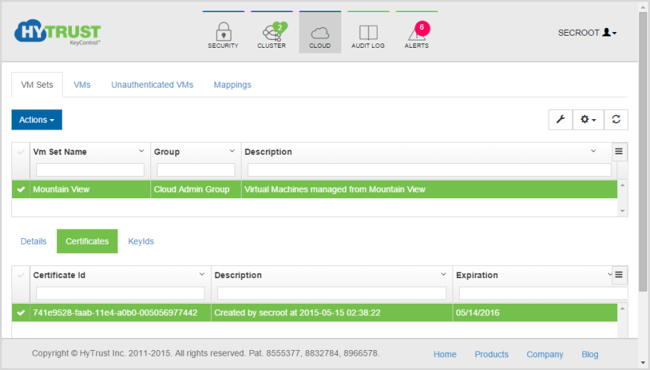 VM Clone Cert
