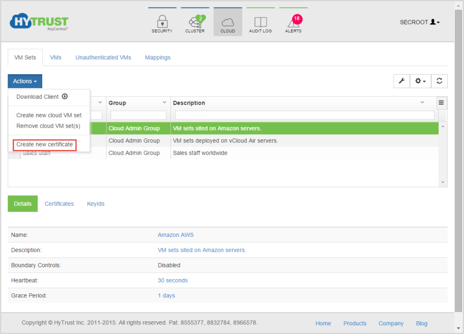 VM Cloud Cert Gen