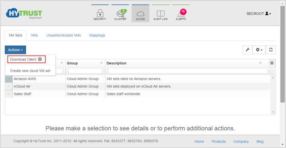 VM Cloud Sw Download