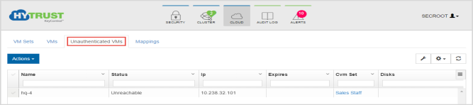 VM Revoke Vm W1
