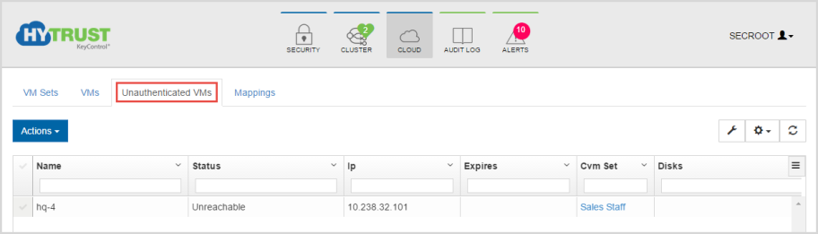 VM Unauth2