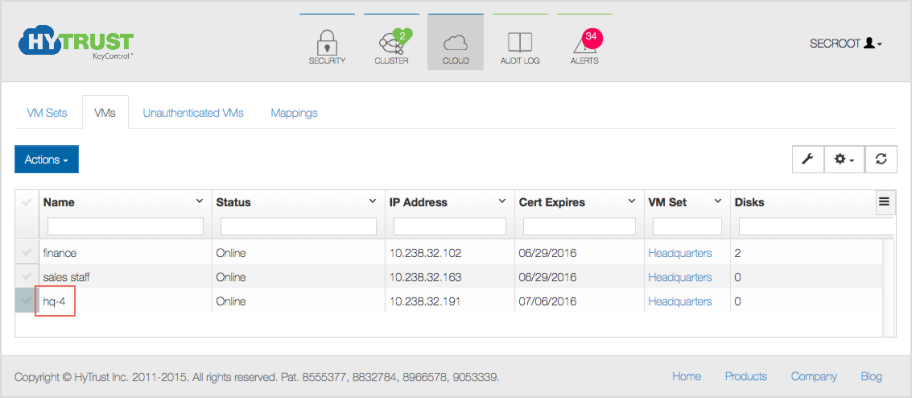 VM Unauth