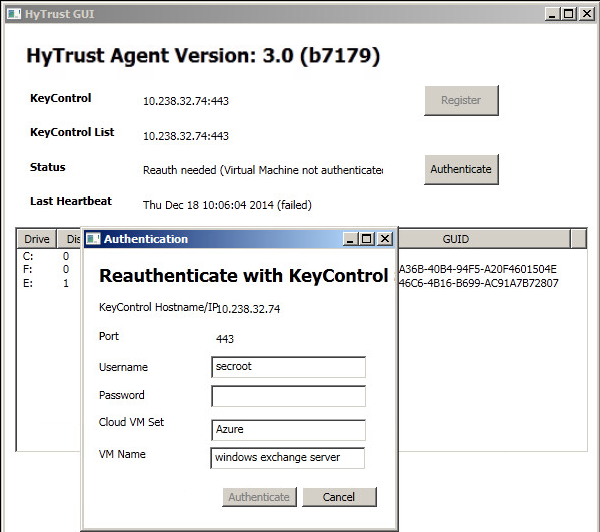 VM Windows Reauth Gui
