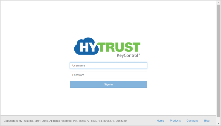 WebGUI First Login