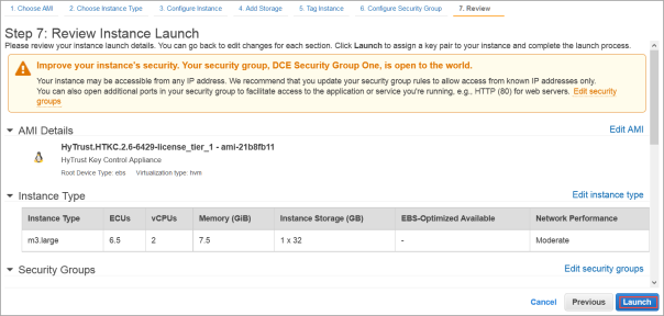 Review and launch