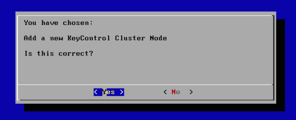 Install New Kps Node Confirm