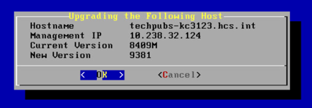 Install Upgrade Confirm
