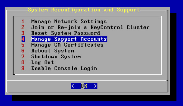 SD Console Menu