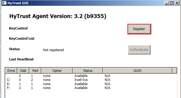 VM Windows Gui Open