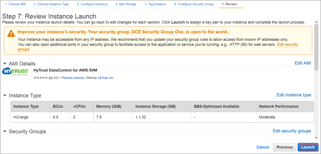 Review and launch