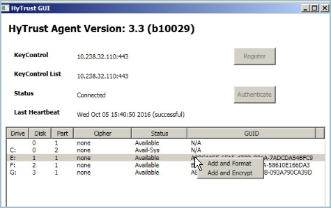 VM Windows Gui Dev Rclick