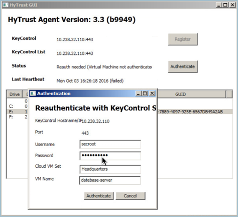 VM Windows Reauth Gui