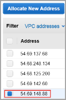 EIP allocated