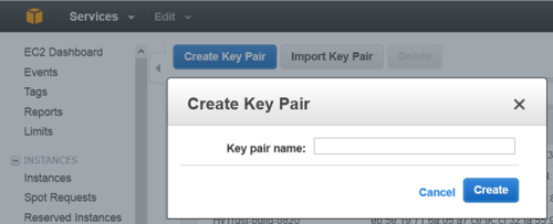 Create Key Pair