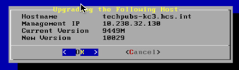 Install Upgrade Confirm