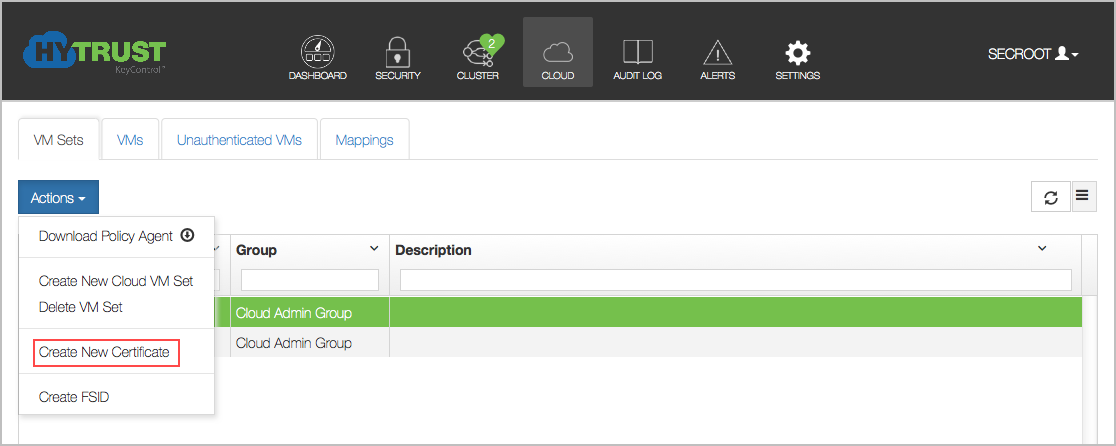 VM Cloud Cert Gen