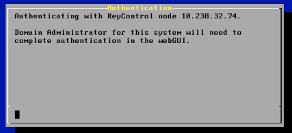 Install Authenticate Wait